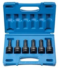 Grey Pneumatic 8196MH 3/4" Drive 6 Piece Hex Driver Metric Set Brand New!
