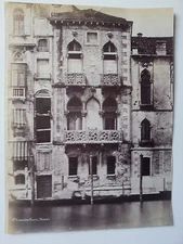 Original 19th Century Photo - ITALY ITALY Venice Venice - Palazzo Contarini Fasan