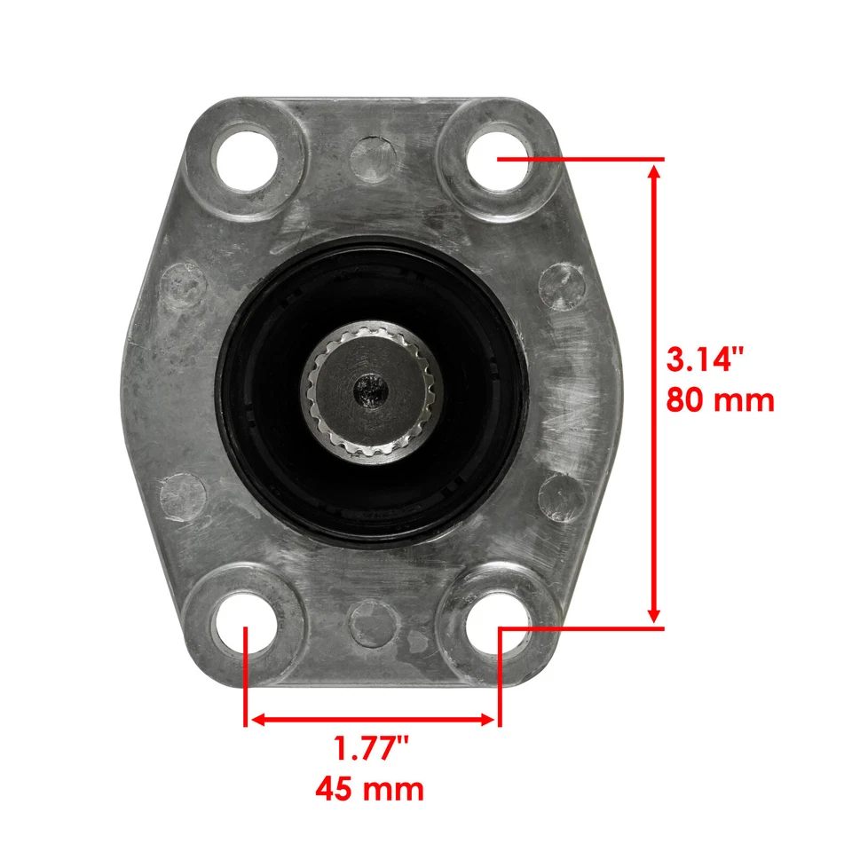 Carcaça transportadora de rolamento de eixo de transmissão traseira KAF400 2017 - 2021 para Kawasaki Mule SX - Imagem 3 de 4