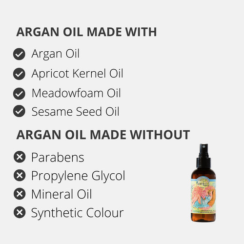 Aceite para el cuidado corporal de argán beso de coco descalzo Venus 4 onzas - Imagen 3 de 5