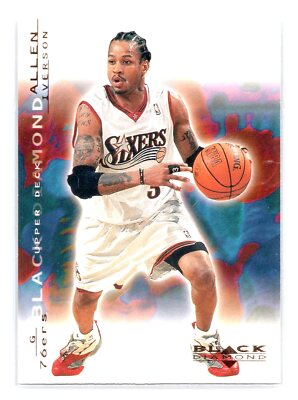 2000 Upper Deck Black Diamond #60 Allen Iverson Philadelphia 76ers