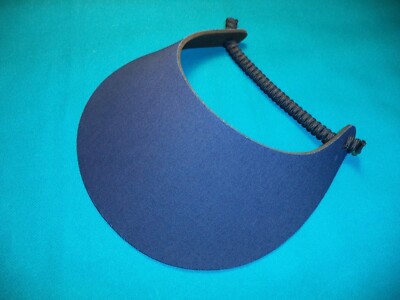 Women Sun Visor Hats, No Pinch Foam, Black White Blue Tan, Beach Pool Golf Walks