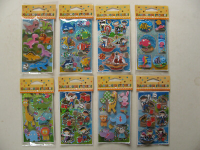 Handiwork Aufkleber 3D Effekt kleine Packung Neuheit verschiedene Spaß Kinder Kinder 