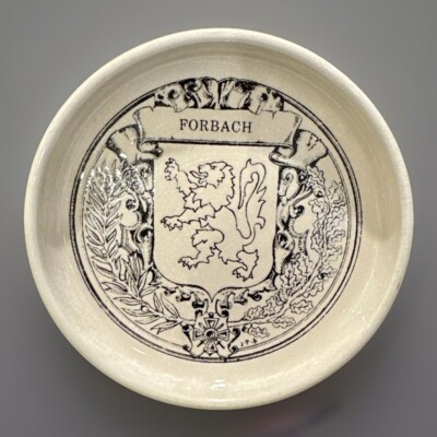 Saint Jean L Aigle Rehon-France Porcelain Trinket Dish   Forbach  Lion 5.5 