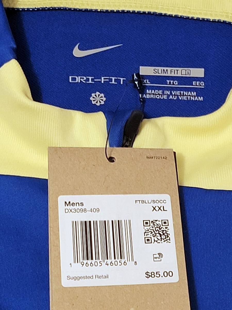 Nike Dri-Fit Club América Strike Drill Soccer Training Top 1/4 Zip