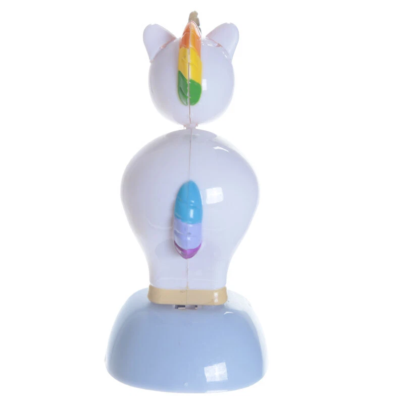 Wackelfigur Einhorn Einhörner Wackeldackel Solarfigur Solarfigur Solar Pal  - Bild 4 von 4