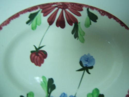 Blue Ridge Southern Pottery Mardi Gras Gravy Boat Oval Underplate Only - Picture 4 of 4