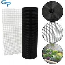 1/2Inx1/2In Hardware Cloth 50/100FT Chicken Wire Fence Vinyl Coated Welded Mesh