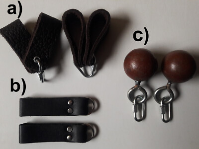 Finger Loops, Schlaufen, Ball Knobs Handles für Feuerpois mit Kevlar  Feuer Poi