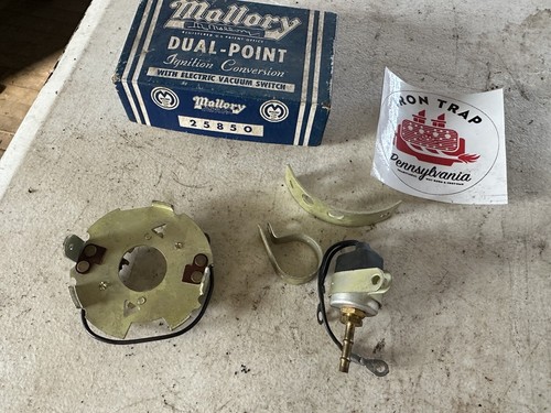 NOS MALLORY 25850 DUAL POINT CONVERSION KIT 1956,1957,1958 chrysler dodge - Picture 4 of 4