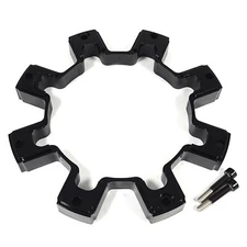 WELD Riser/Spacer for 8-Lug Bolt-On Gloss BLK/0.75" tall XL bolts 10W3997GB00B