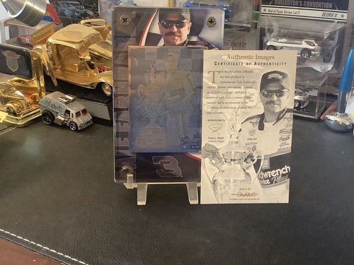 Dale Earnhardt Limited Ed. Commemorative 24kt Gold card! Authentic Images! 2001 - Picture 11 of 12