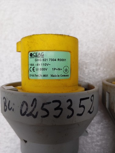 CEAG GHG 521 7304 R0001 16A -4H 110V (LOT OF 2PC) - Picture 2 of 4