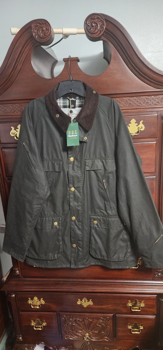 NWT BARBOUR 125 YEAR ICONS BEDALE XL WAXED COTTON GOLD NWT BARBOUR 125 YEAR ICONS BEDALE XL WAXED COTTON GOLD