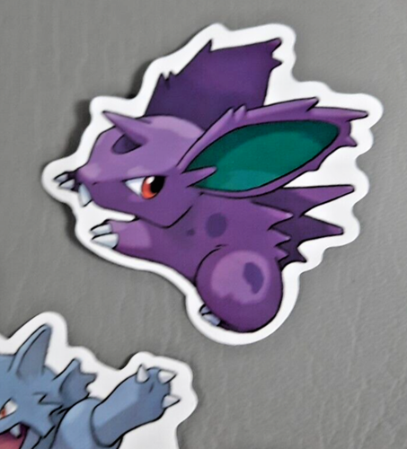 Lot Of 5 Pokémon Cute Vinyl Stickers Decals - Picture 3 of 6