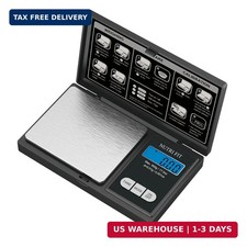 500g x 0.01g Digital Pocket Scale Jewelry Gold Silver Coin Gram Weight Scale