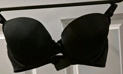 Womens Black New Look T Shirt Bra 32D - Image 1 of 4