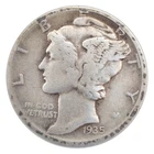 1935-D Mercury Dime G Good 90% Silver