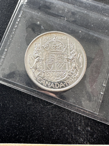 1945 ICCS Graded Canadian ¢50 Cent, **MS-64** # XCM 141 - Afbeelding 4 van 7