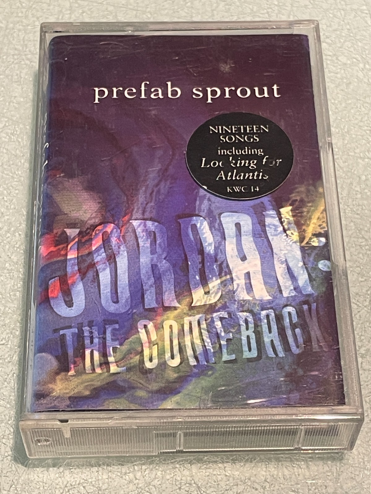 Prefab Sprout - Jordan: The Comeback - Cassette Tape Album - 1990 CBS