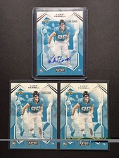 2021 PANINI PLAYOFF LUKE FARRELL RC REDZONE AUTOGRAPH #286 RED/BLUE/BASE LOT(3)