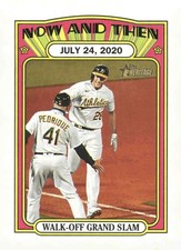 2021 Topps Heritage #NT-8 Matt Olson Now and Then