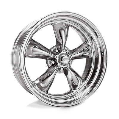 17x7 American Racing VN505 TORQ THRUST II Polished Wheel 5x4.5 (0mm)