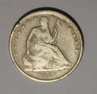 1861 O Seated Liberty Half Dollar 50C Cents Coin Silver