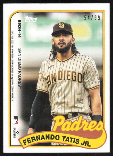 2023 Topps Archives 1989 Doubleheaders Green Juan Soto Fernando Tatis /99 Padres - Picture 2 of 2
