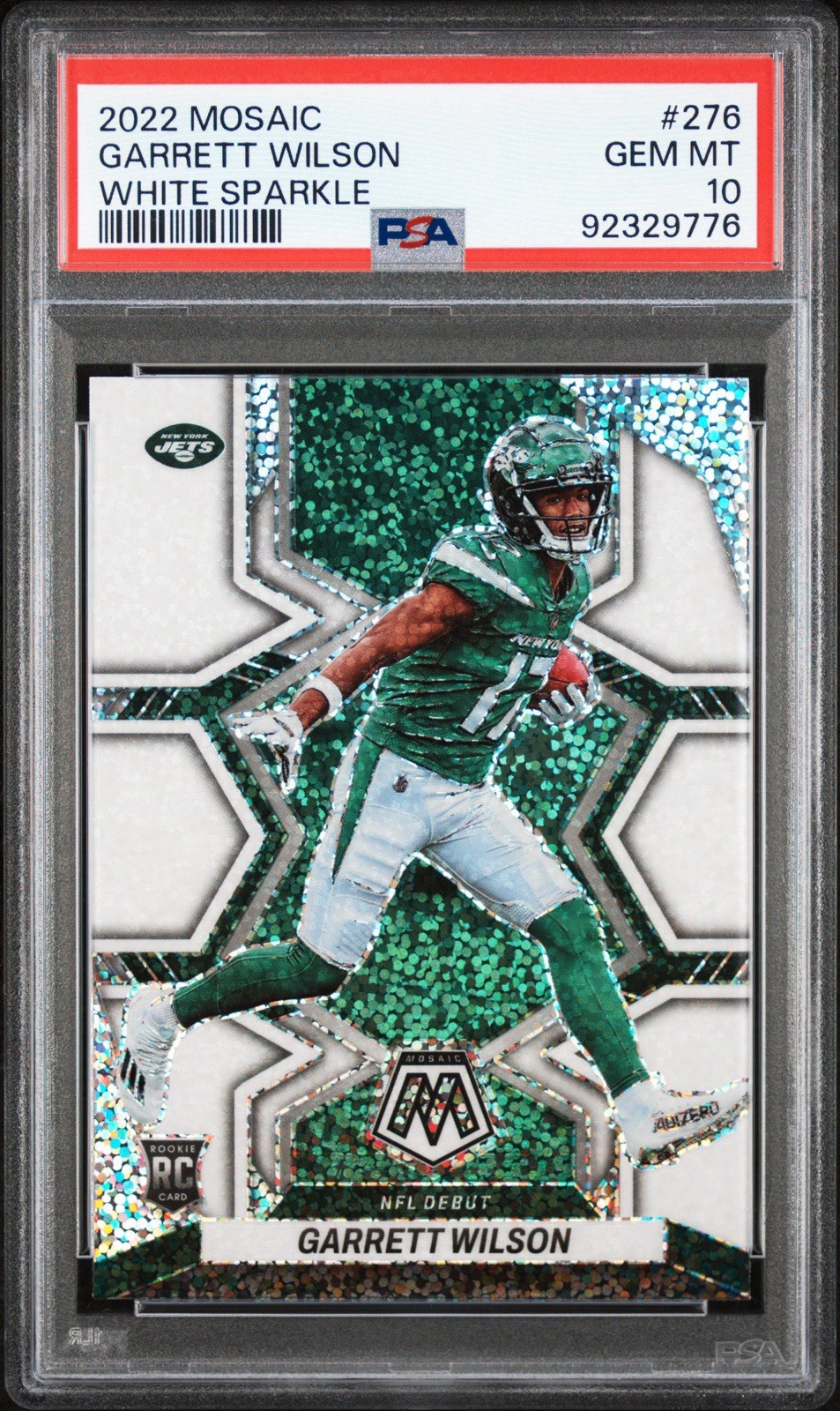 2022 PANINI MOSAIC #276 GARRETT WILSON WHITE SPARKLE