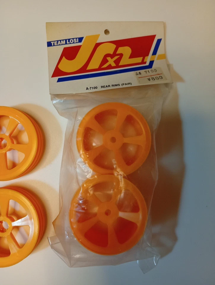 Losi JRX2 orange wheels UNUSED - Image 2 of 4