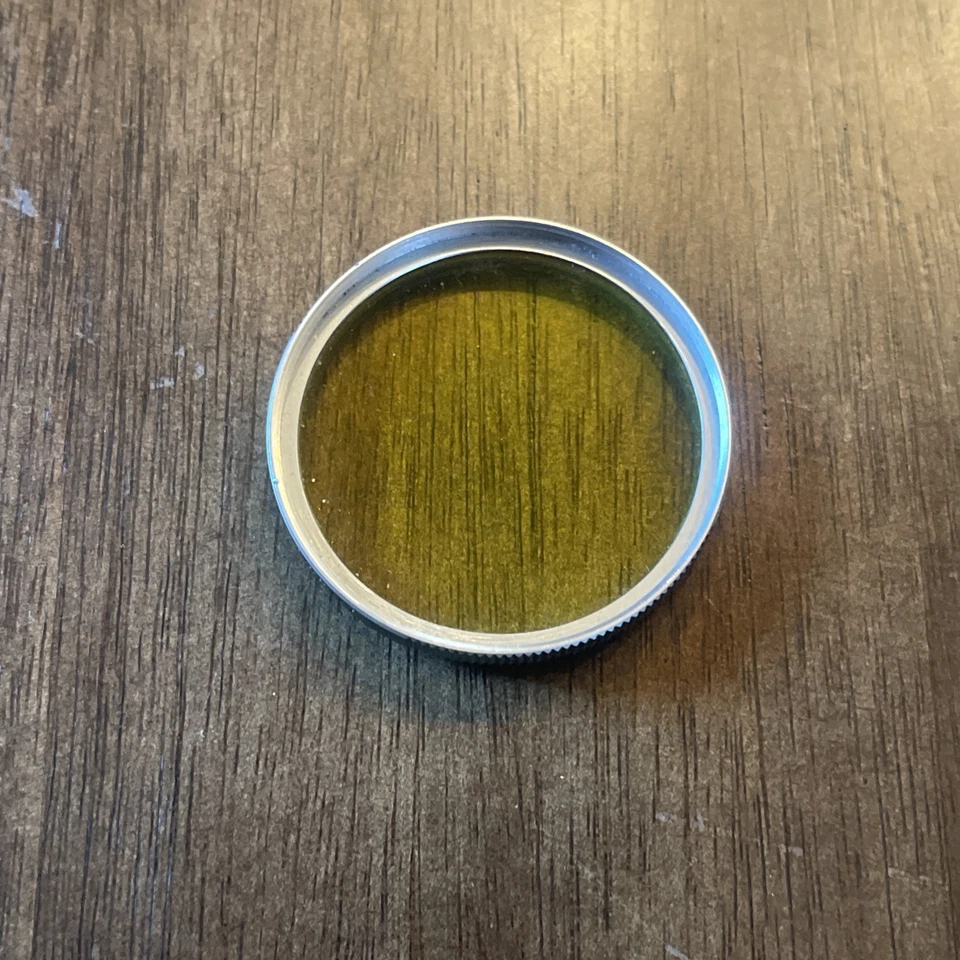 Ernst Leitz Wetzlar & E. Le Tz N.Y. Camera Filters Lot Of 2 Red And Yellow - Image 4 of 4