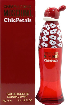 MOSCHINO CHEAP&CHIC CHIC PETALS EDT SPRAY FOR WOMEN 3.4 Oz / 100 ml DISCONTINUED
