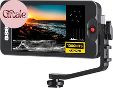 T5 5.5 Inch 1000Nits Camera Monitor, Customizable False Color Field Monitor, HD