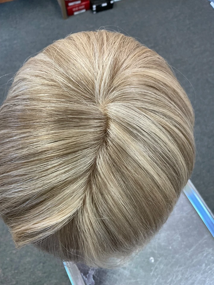 Louis Ferre OPAL Fine Human Hair Wig, Spring Honey, Mono Top. New. - Image 4 of 4