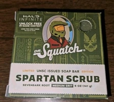 Dr. Squatch Halo Spartan Scrub Free 🇺🇸  Ship w/ In Game DLC Code 