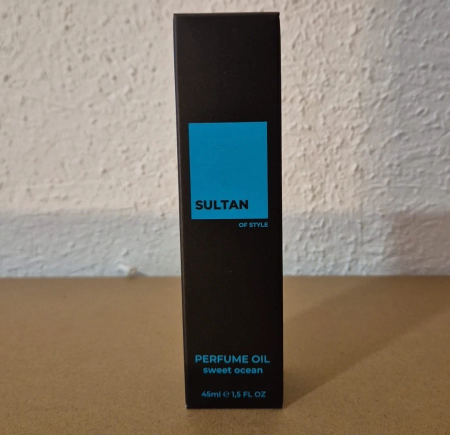 SULTAN OF STYLE Sweet Ocean Parfum Oil Parfüm Öl Herren 45ml
