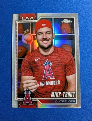 2026 Topps Chrome Mike Trout #200 Image Variation Super Short Print SSP