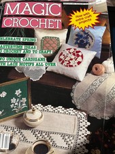 Magic Crochet Magazine - February 1986 -See Photos - Preowned, Good Cond