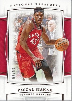 2019-20 Panini National Treasures Bronze #68 Pascal Siakam /49 - BSK