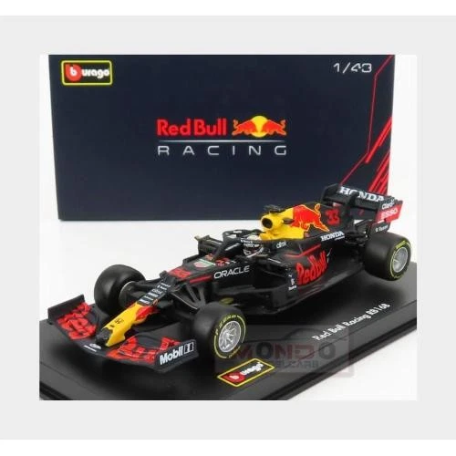 1:43 BURAGO Red Bull F1 Rb16B Honda Ra620H #33 2021 Max Verstappen BU38056VER - Immagine 2 di 2