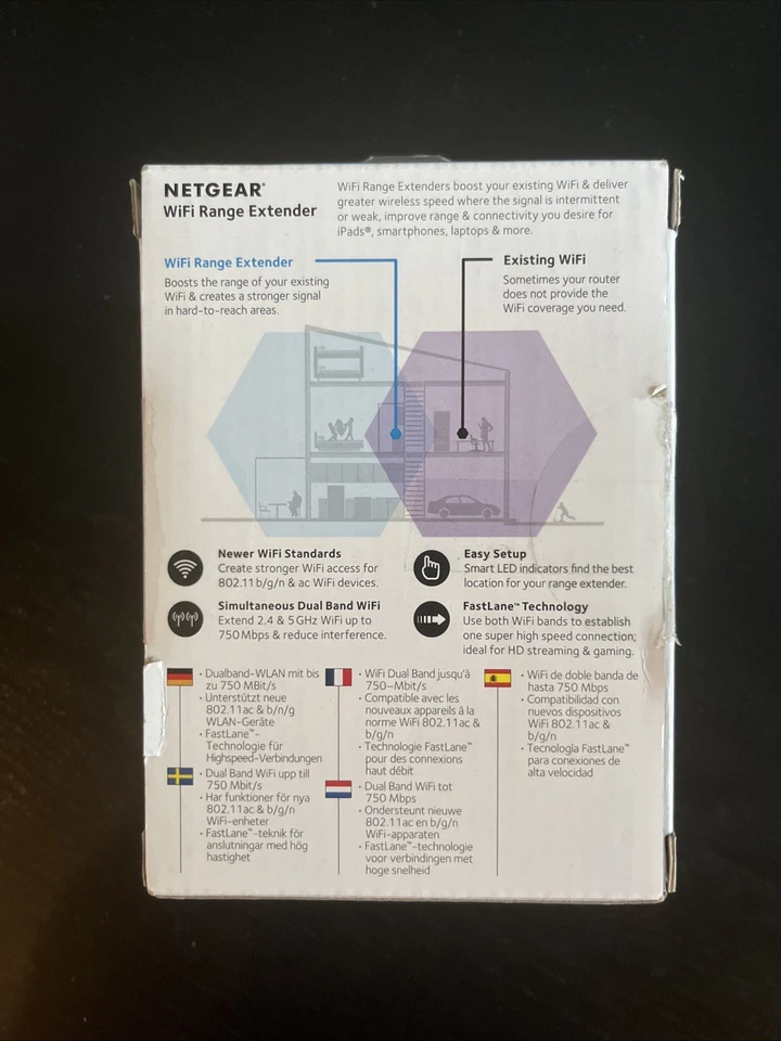 Netgear AC750 WLAN Verstärker Repeater EX3110 Dual Band 2,4 & 5 GHz NEUWERTIG - Bild 4 von 4