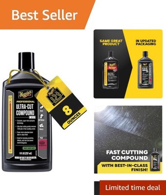 M105 Ultra-Cut Compound 8oz - Professional Car Polish for Flawless Finish