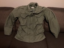 Vintage M-65 Field Jacket Military Coat Olive Green Cold Weather, SMALL REGULAR