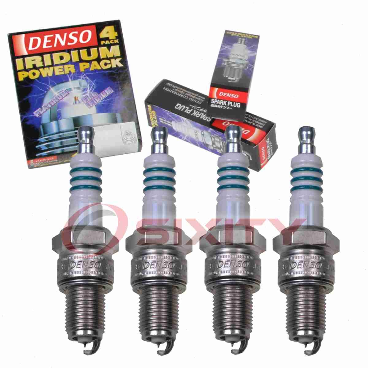 4 pc Denso Iridium Power Spark Plugs for 1984-1990 Volvo 760 2.3L L4 tk