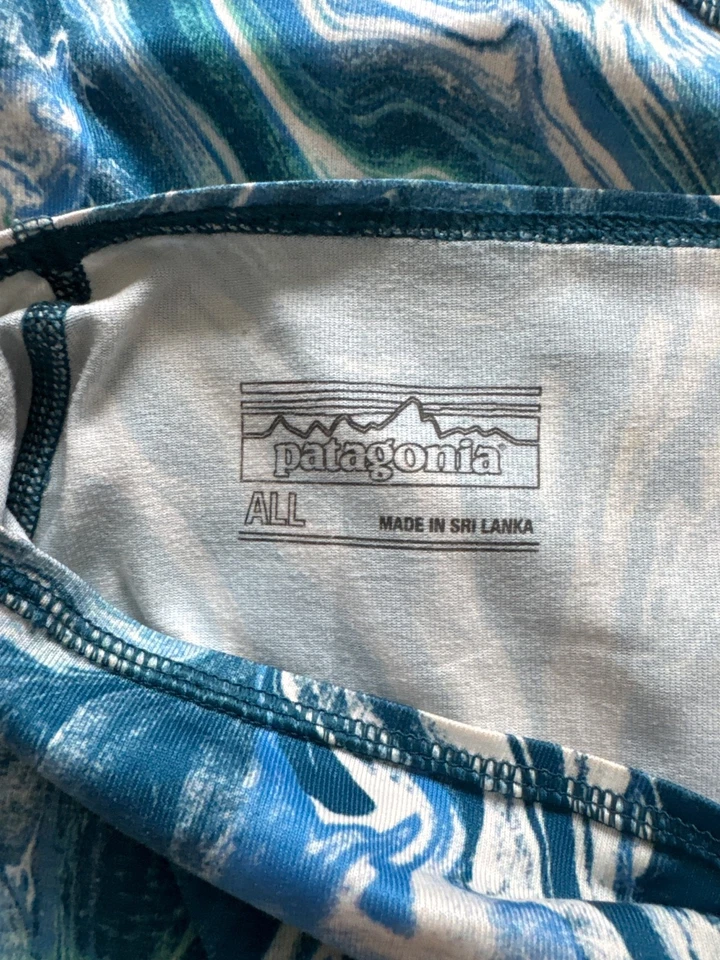 patagonia sun buff azul blanco osfa Foto 3 de 4