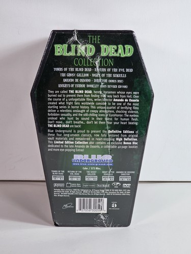 The Blind Dead Collection DVD Box Set Rare OOP Blue Underground Zombie Horror - Picture 2 of 6