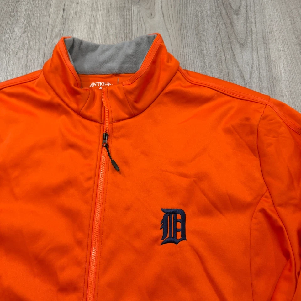 Chaqueta Softshell Antigua Detroit Tigers Para Hombre Extra Grande XL Naranja MLB Béisbol Foto 3 de 4
