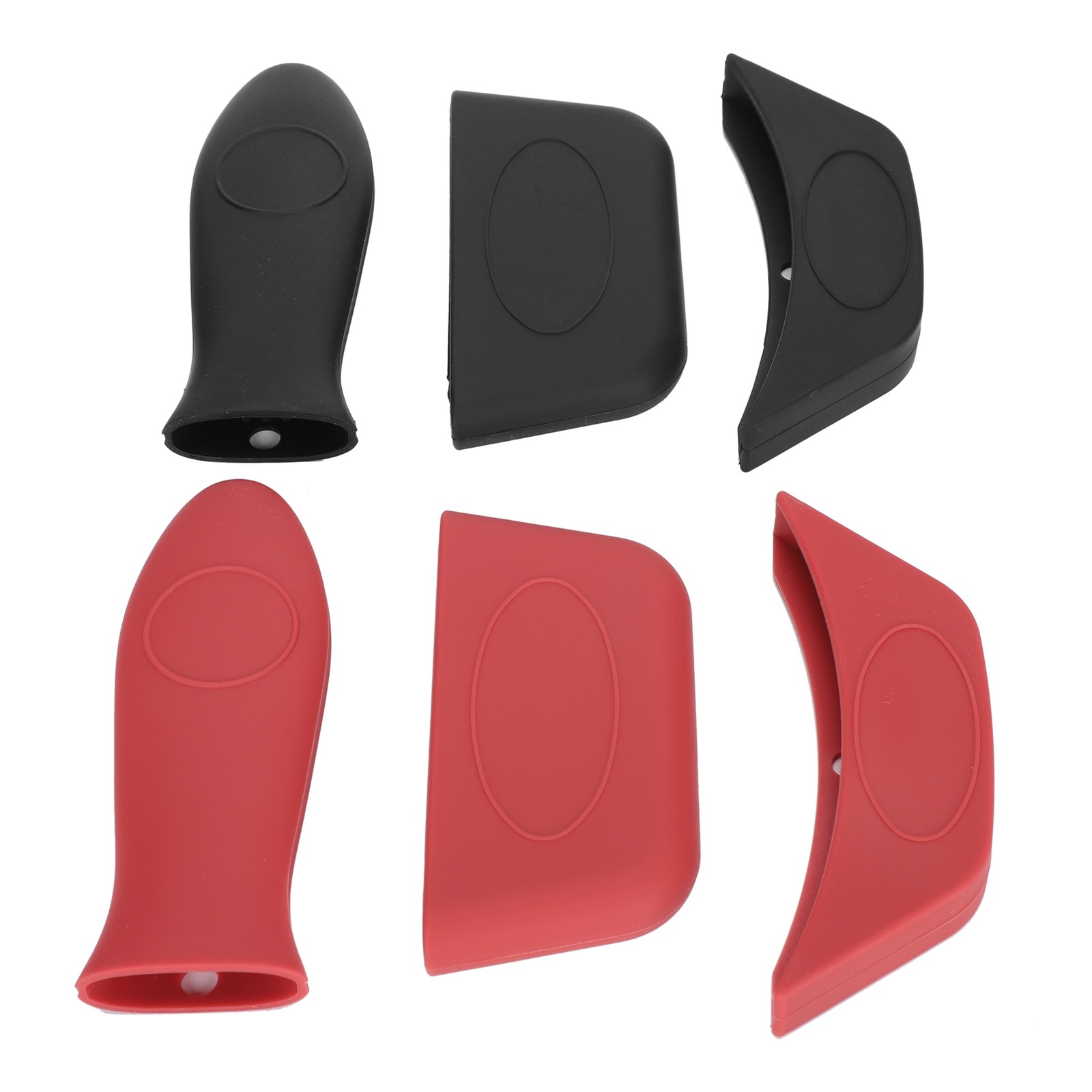 6Pcs Set Pot Handle Cover Sleeve Pan Handle Holder Kit Anti Scalding Kitchen Ute