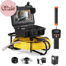 Sewer Inspection Camera, 300 Ft/91.5 M, 9" Pipeline Camera W/Dvr & 512Hz Locator